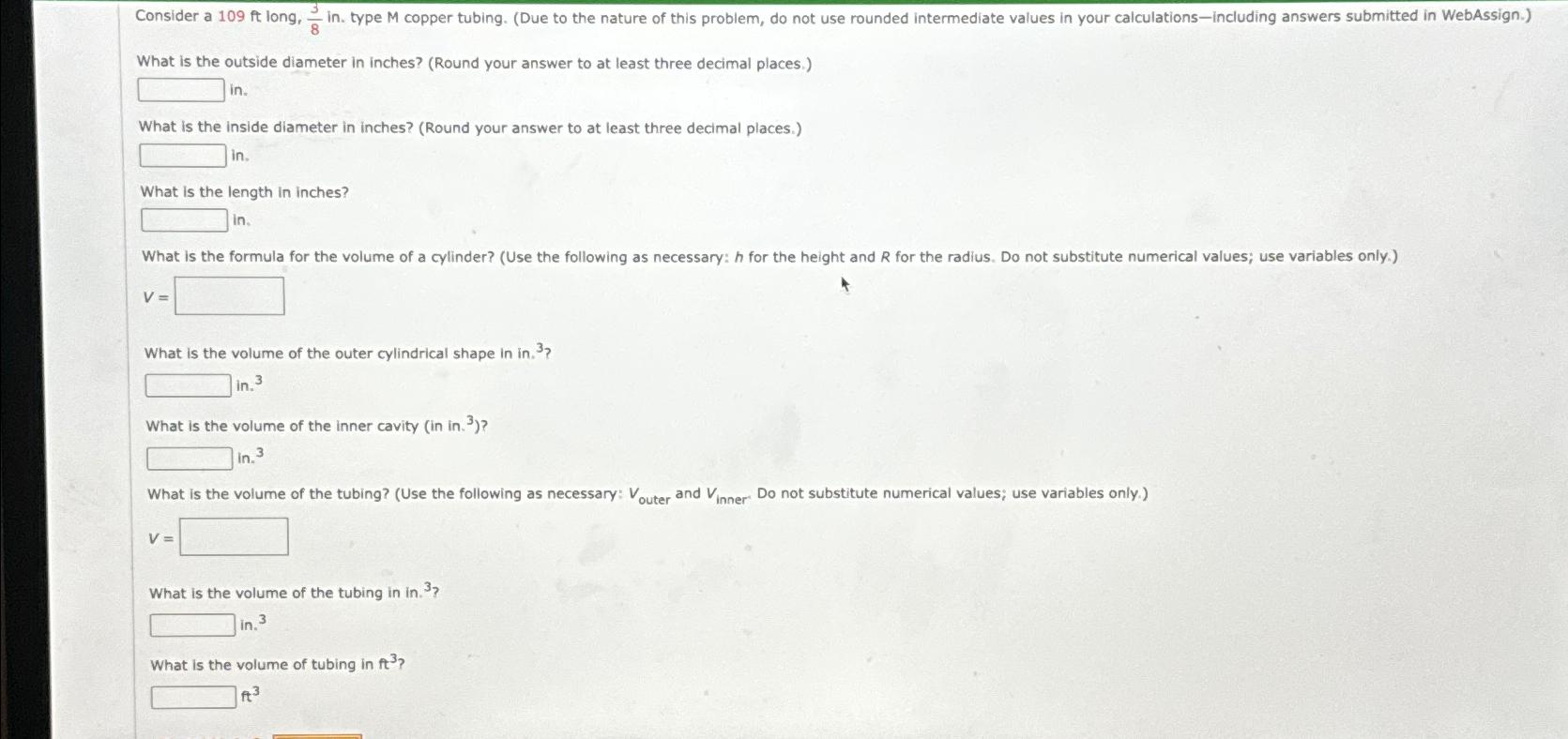 What is the outside diameter in inches? ( Round