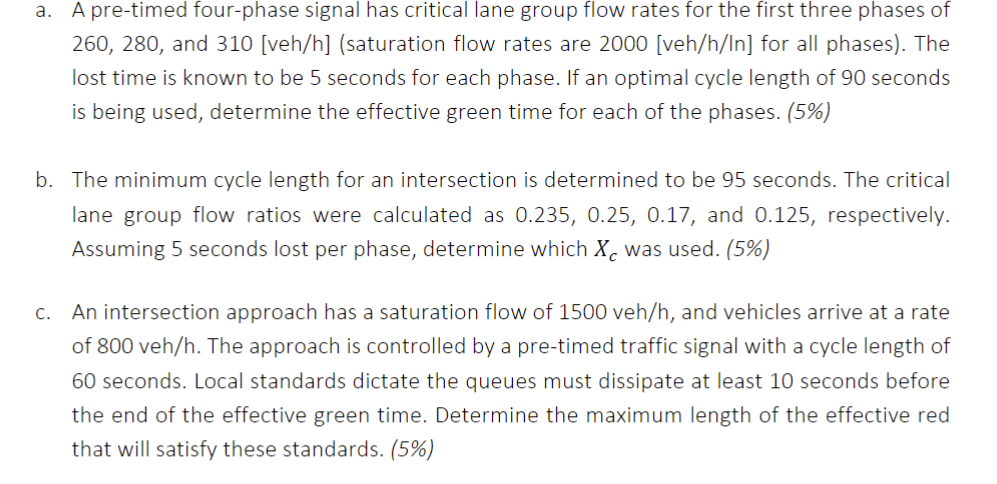 a . A pre - timed four - phase signal has