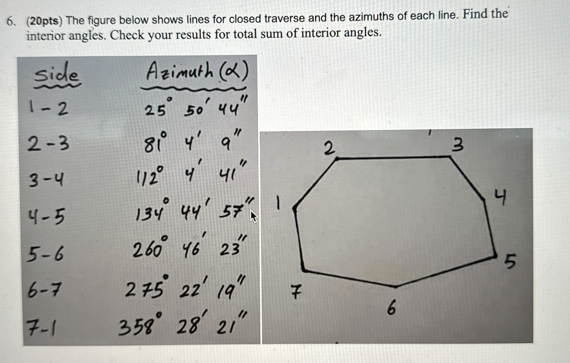 ( 2 0 pts ) The figure below shows lines for