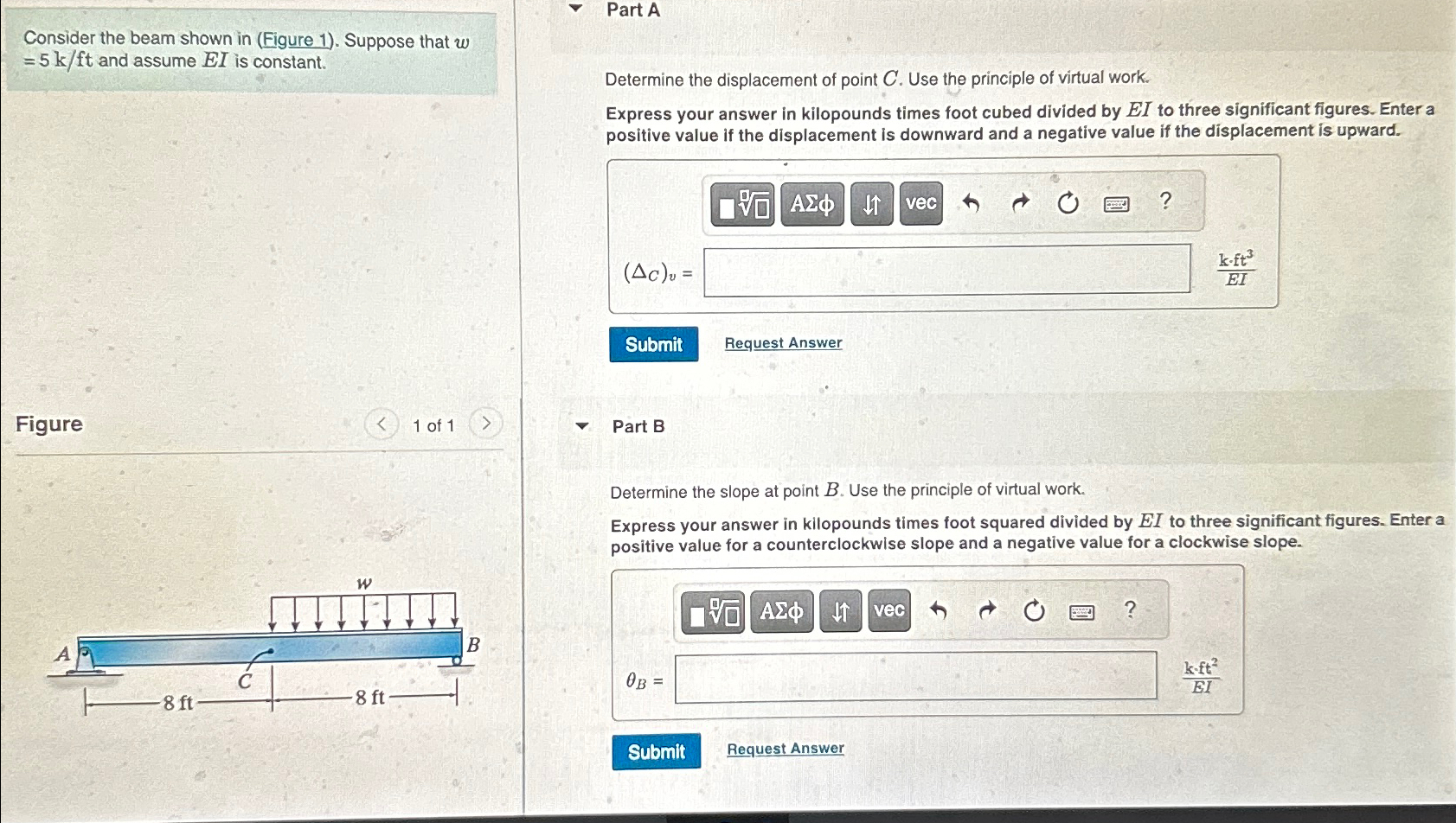 Consider the beam shown in ( Figure 1 ) . Suppose