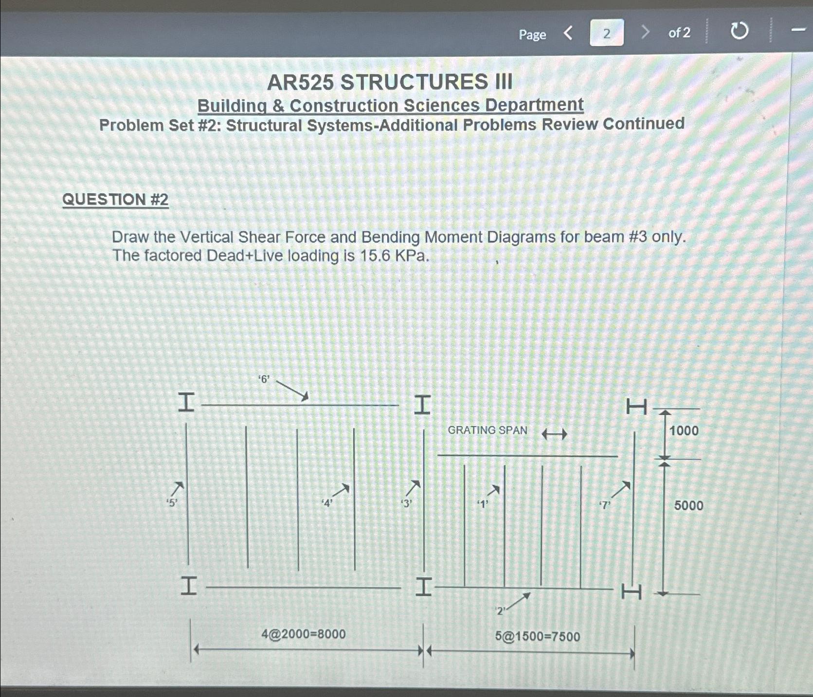 AR 5 2 5 STRUCTURES III Building & Construction