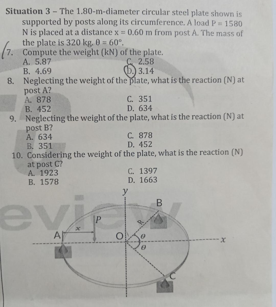 Situation 3 - The 1 . 8 0 - m - diameter circular