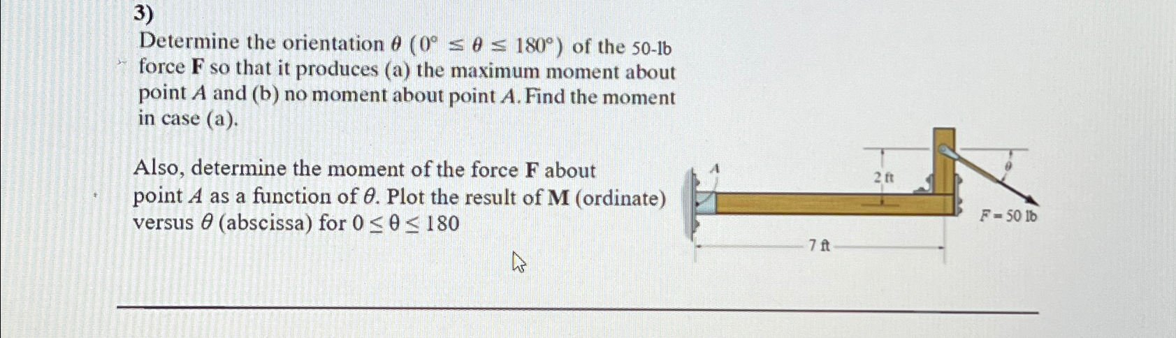 Determine the orientation ) ( 1 8 0 of the 5 0 -