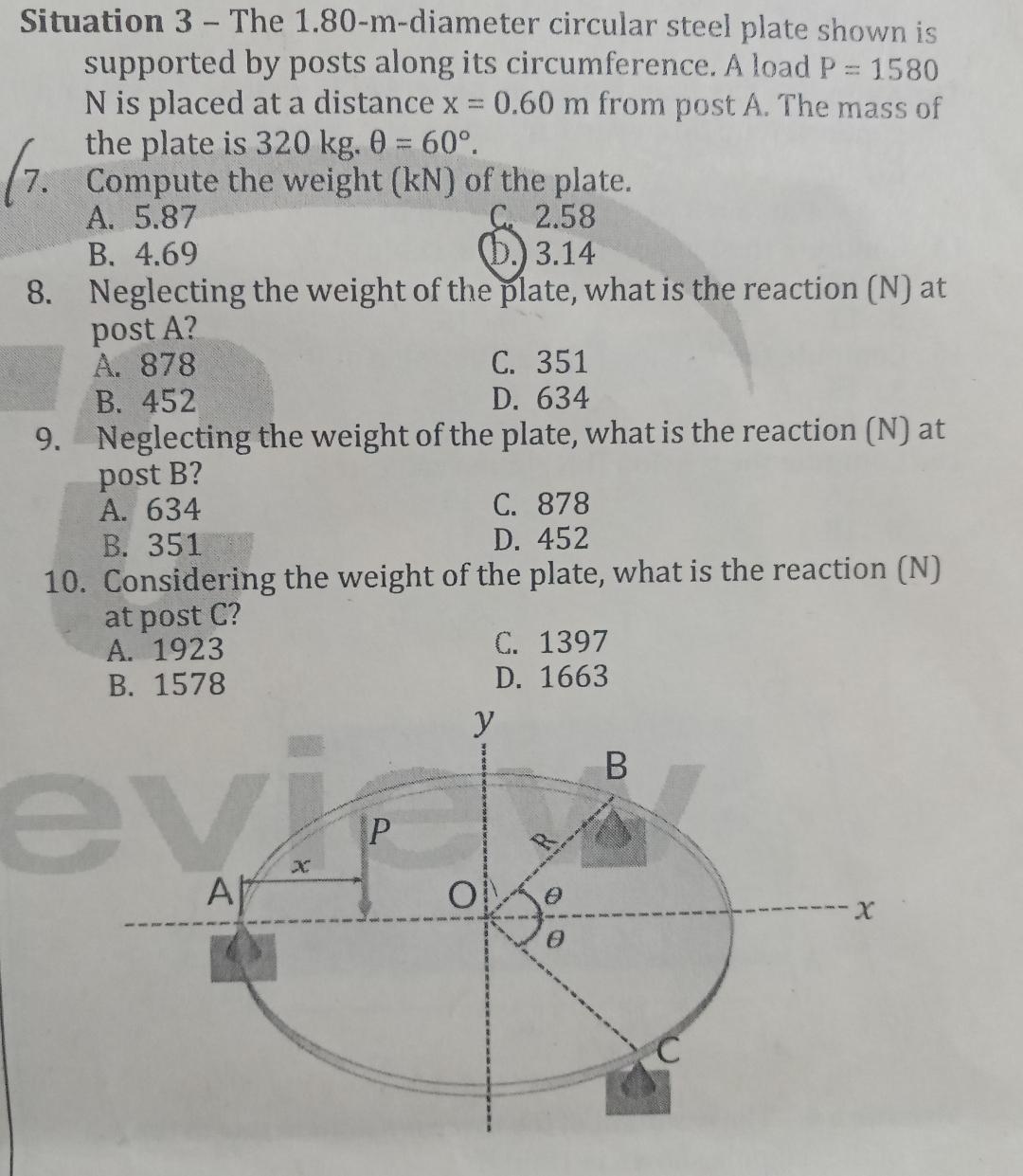 solve the problem 8 , 9 , 1 0 and show your