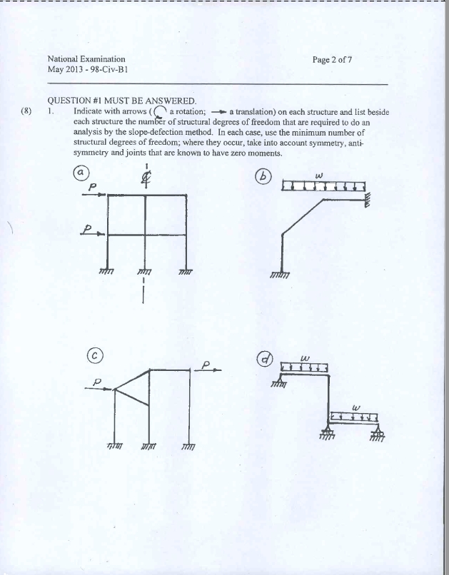May 2 0 1 3 - 9 8 - Civ - B 1 QUESTION # 1 MUST
