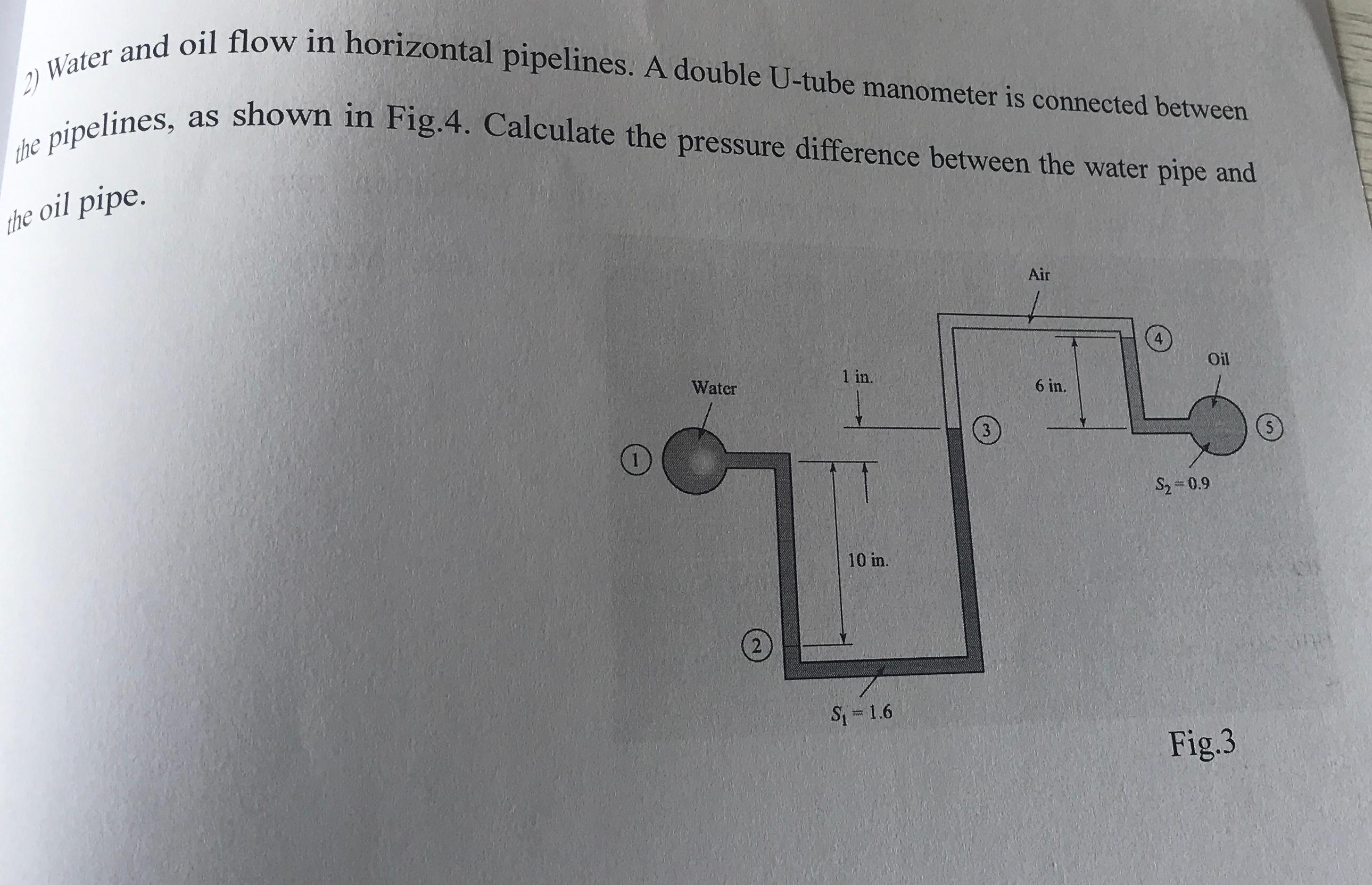 Water and oil flow in horizontal pipelines. A