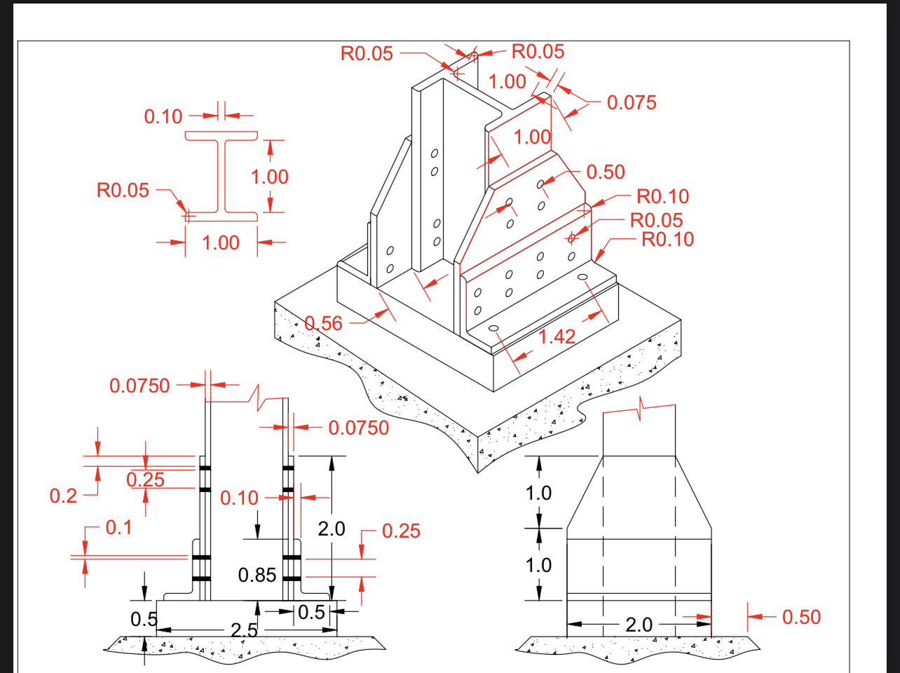 Hw 4 draw this on autocad and send it as jpeg.