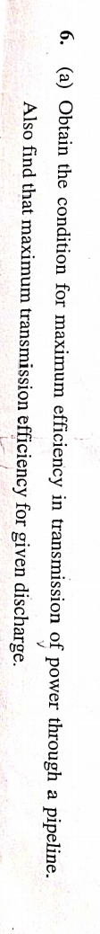 ( a ) Obtain the condition for maximum efficiency