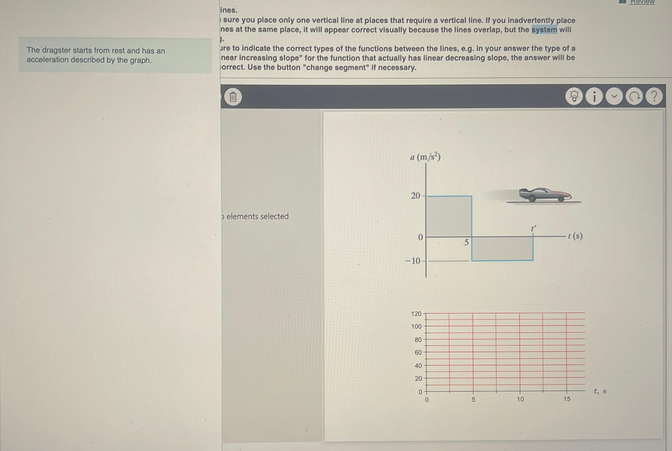 ines. sure you place only one vertical line at