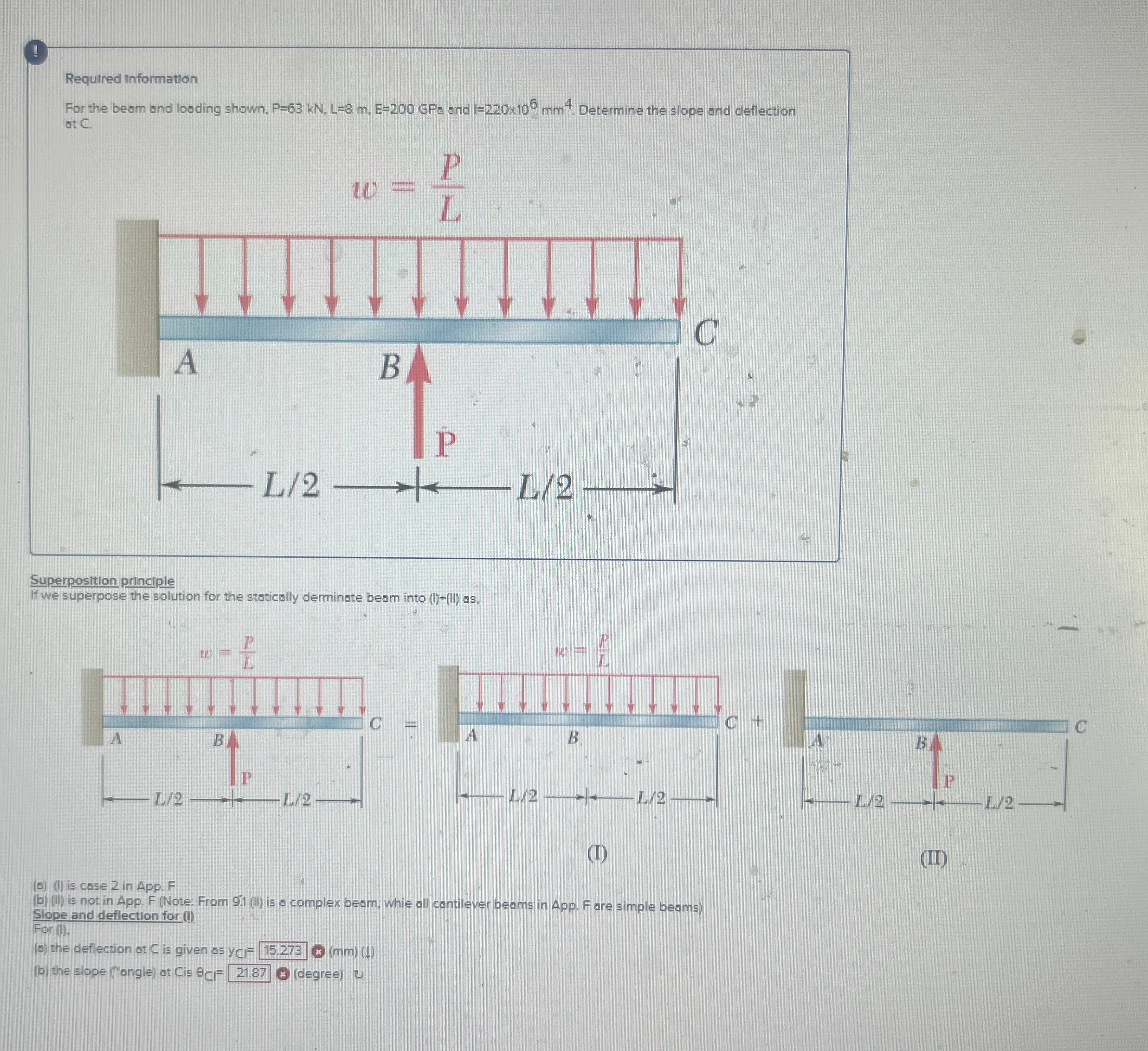 I Required information For the besm and loading