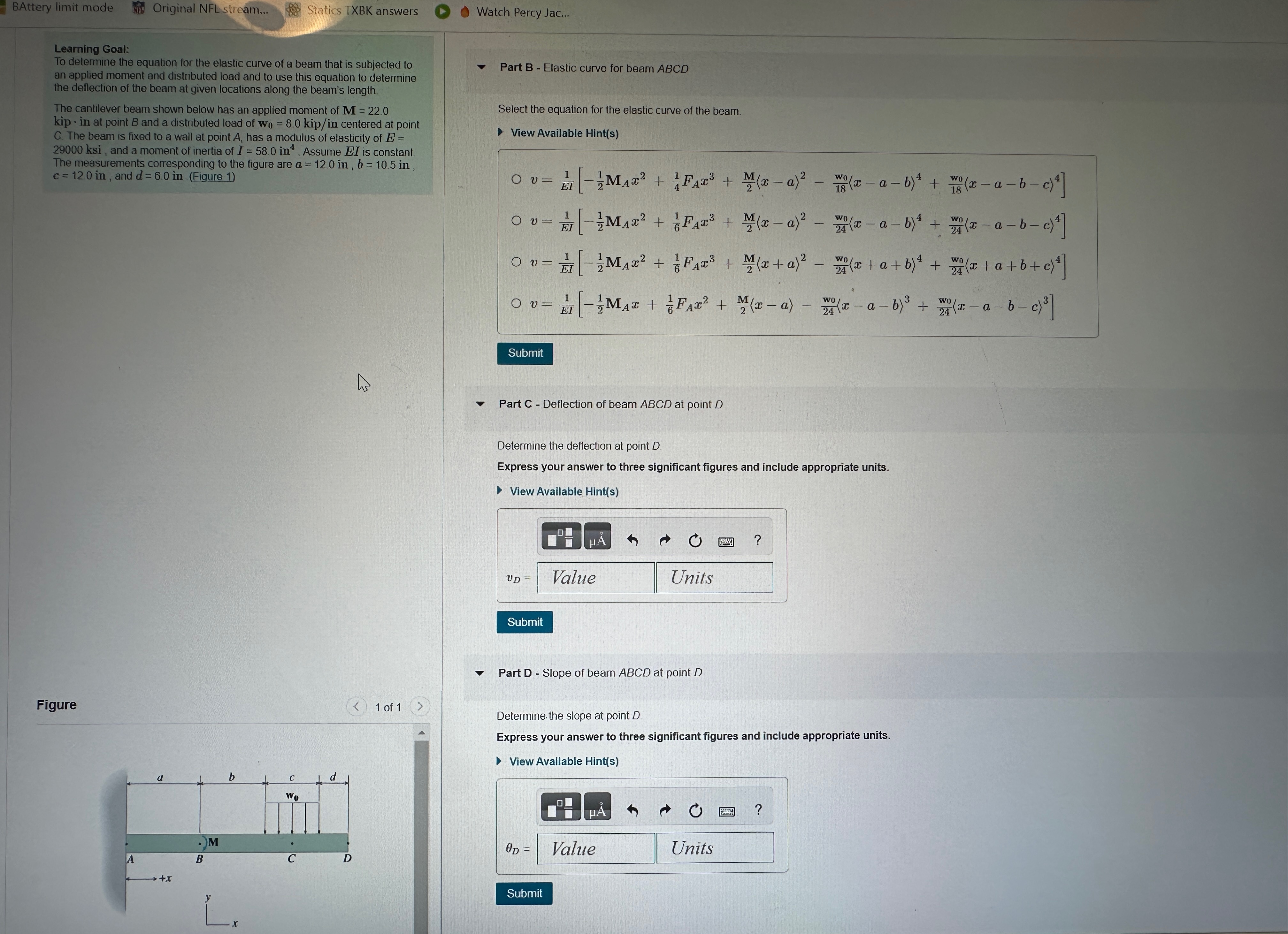 BAttery limit mode Original NFL stream... Statics