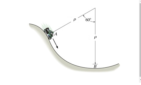 Part A When the motorcyclist is at A , he