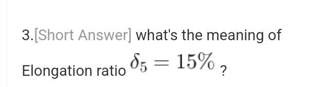 3 . [ Short Answer ] what's the meaning of