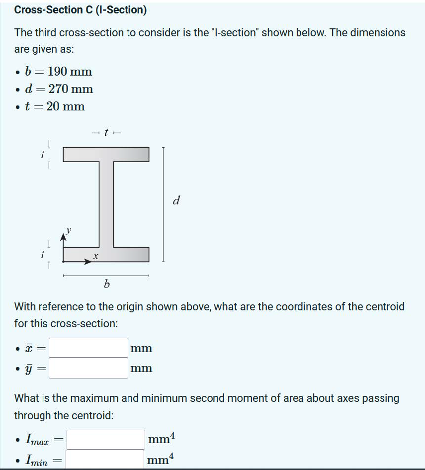 Cross - Section C ( I - Section ) The third cross