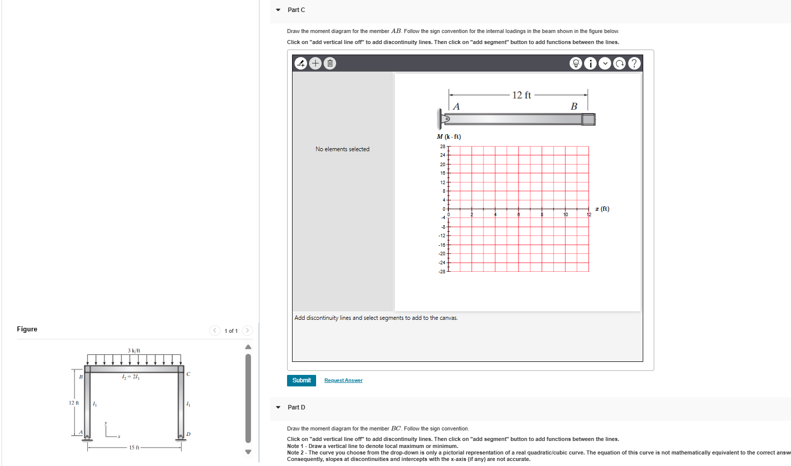 Part C Determine the x and y components of