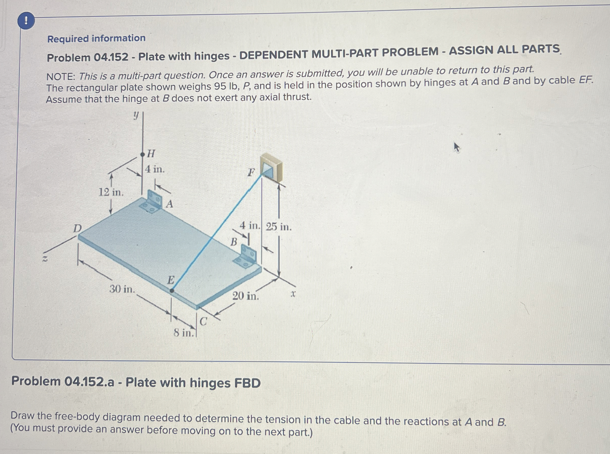 ! Required information Problem 0 4 . 1 5 2 -
