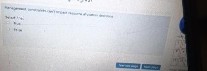 Select ine: nrue Foite