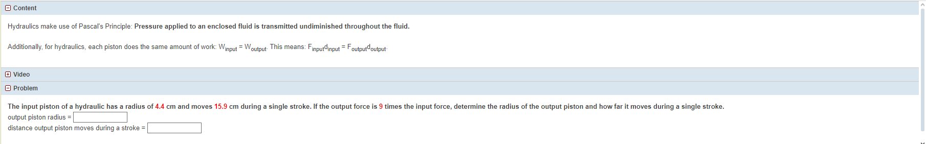 Content Hydraulics make use of Pascal's