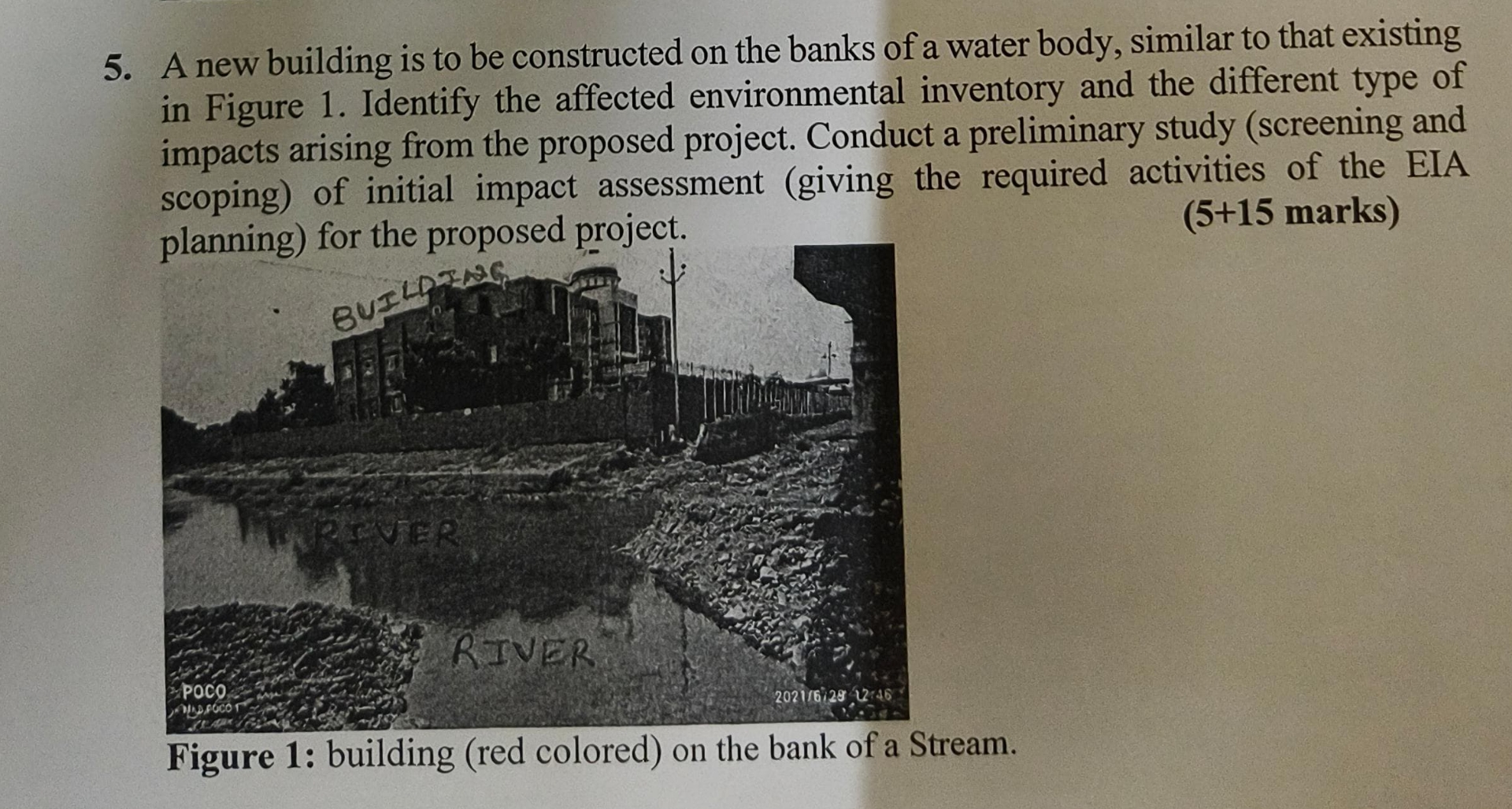 A new building is to be constructed on the banks