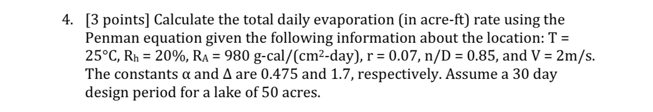 [ 3 points ] Calculate the total daily