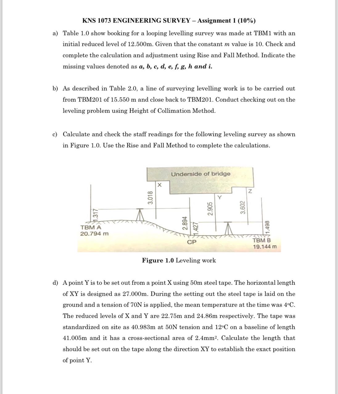 a ) Table 1 . 0 show booking for a looping