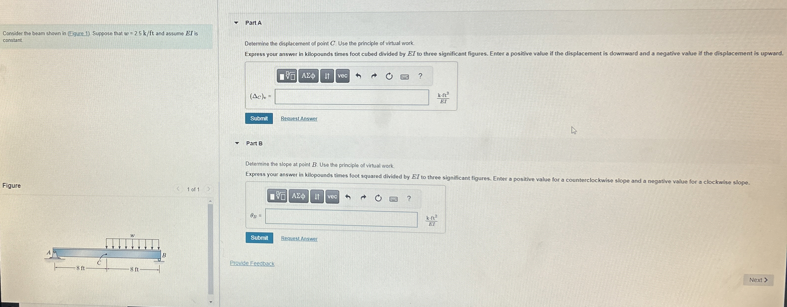 Consider the beam shown in ( Figure 1 ) . Suppose