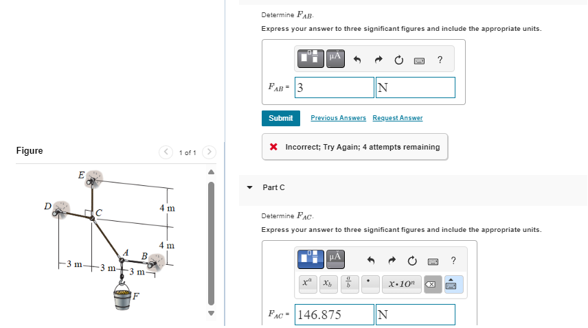 Determine F A B Express your answer to three