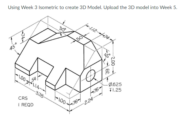Use this Isometric to create 3 D Model. Upload