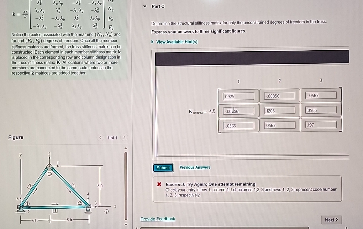 k = A E L [ x 2 x y - x 2 - x y x y y 2 - x y - y