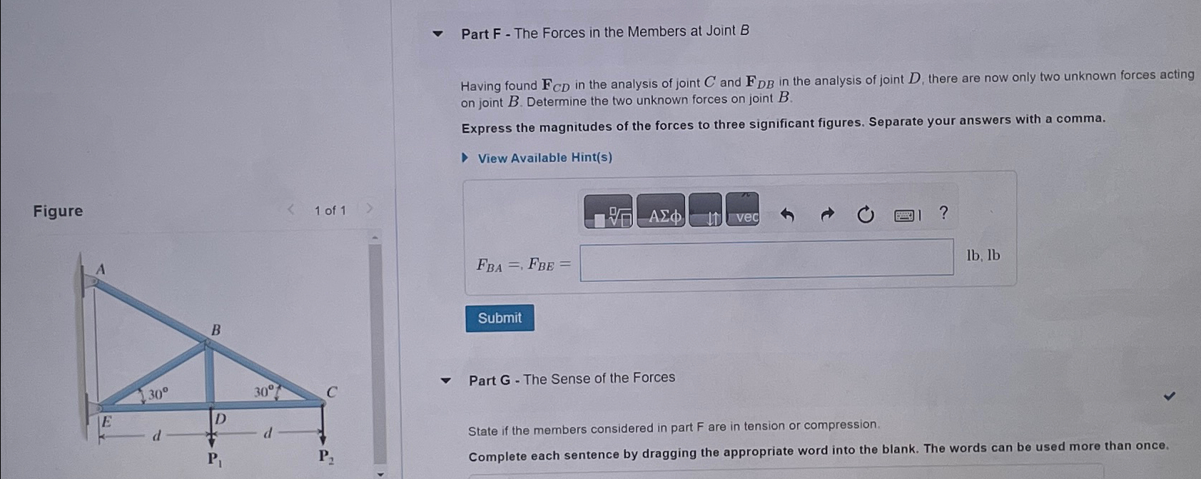 item 3 To learn to apply the method of joints to