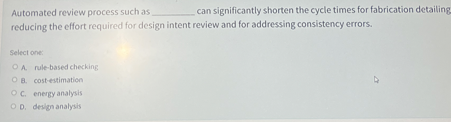 Automated review process such as can