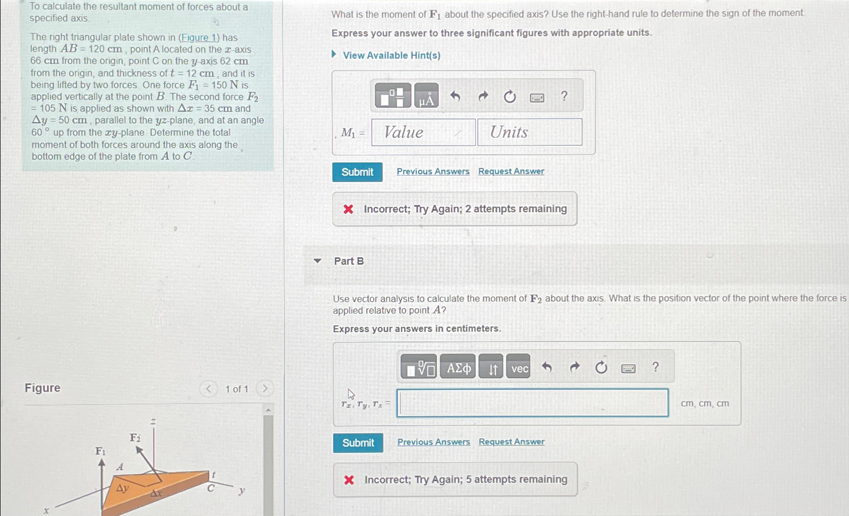 To calculate the resultant moment of forces about