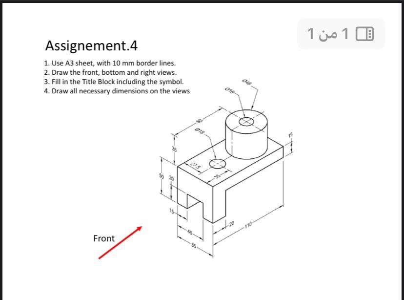 Assignement. 4 1 Use A 3 sheet, with 1 0 m m