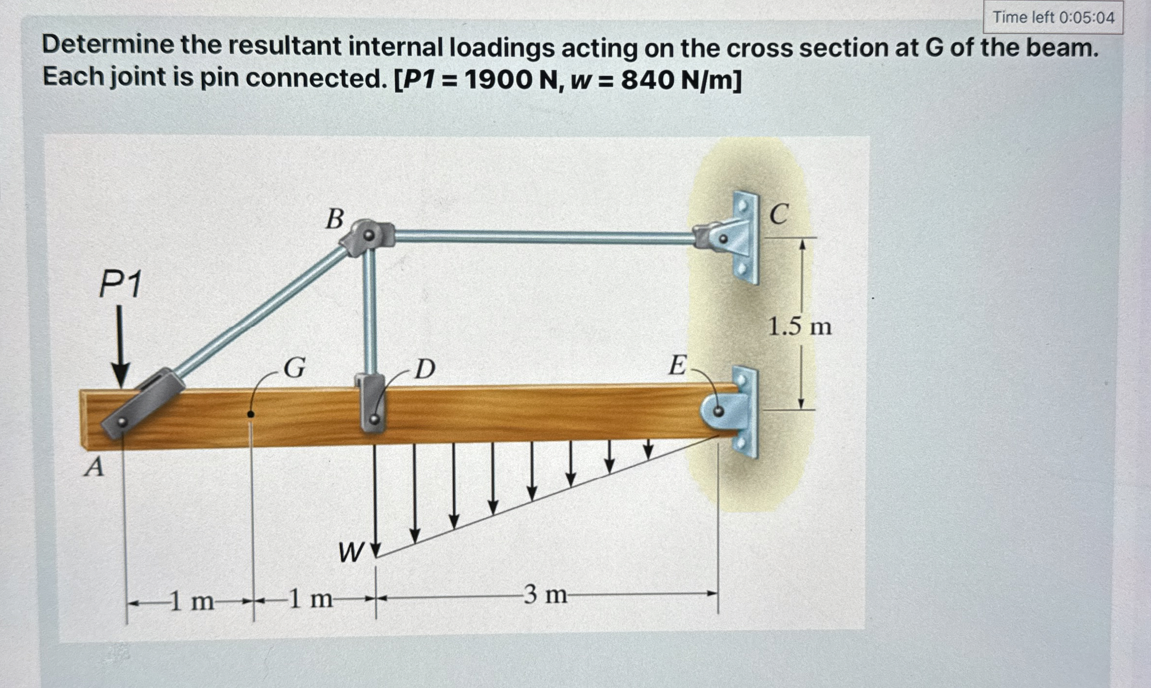 Time left 0 : 0 5 : 0 4 Determine the resultant
