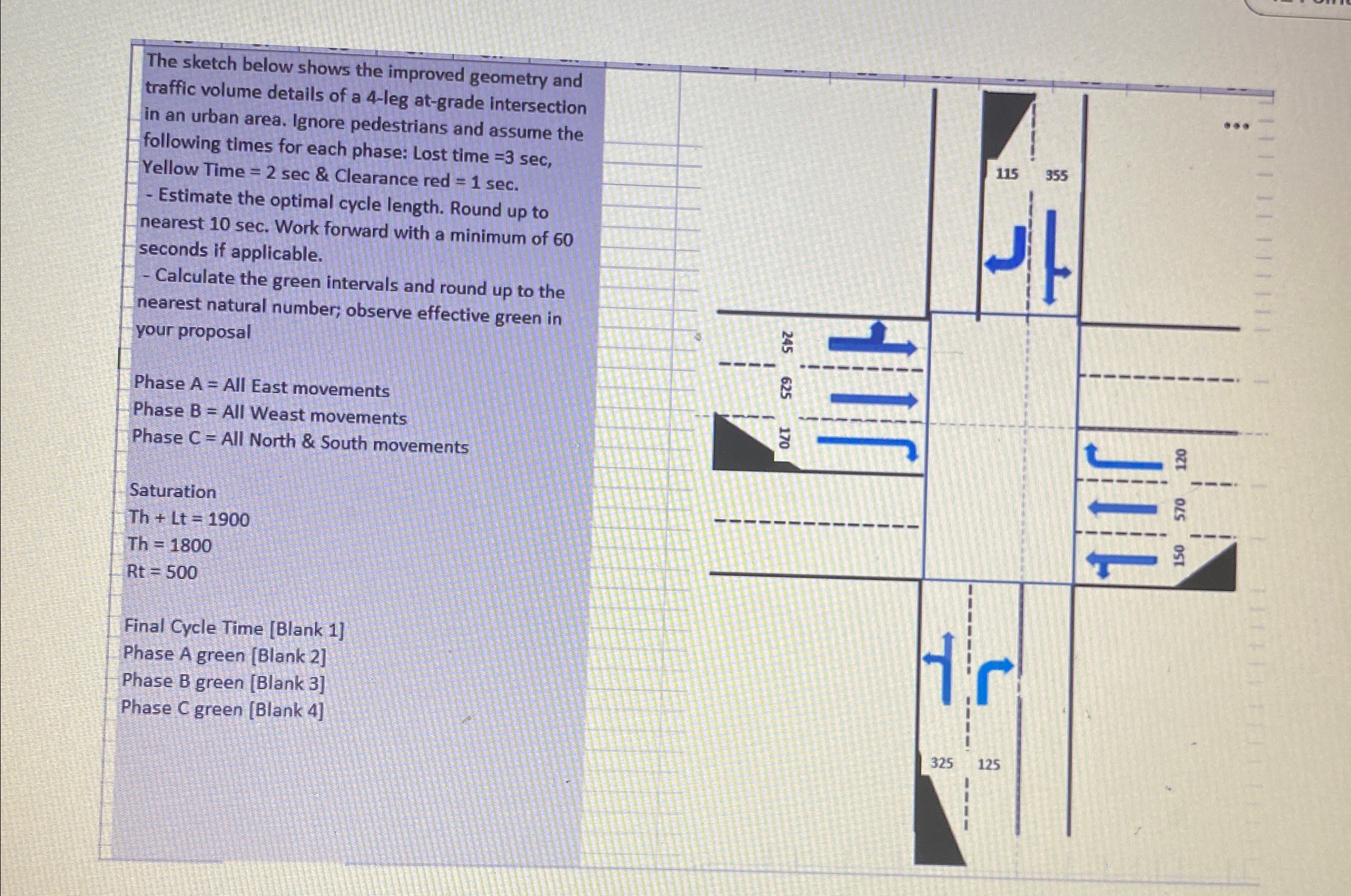 The sketch below shows the improved geometry and