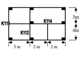 Find the effective table widths of beams K 1 1 1