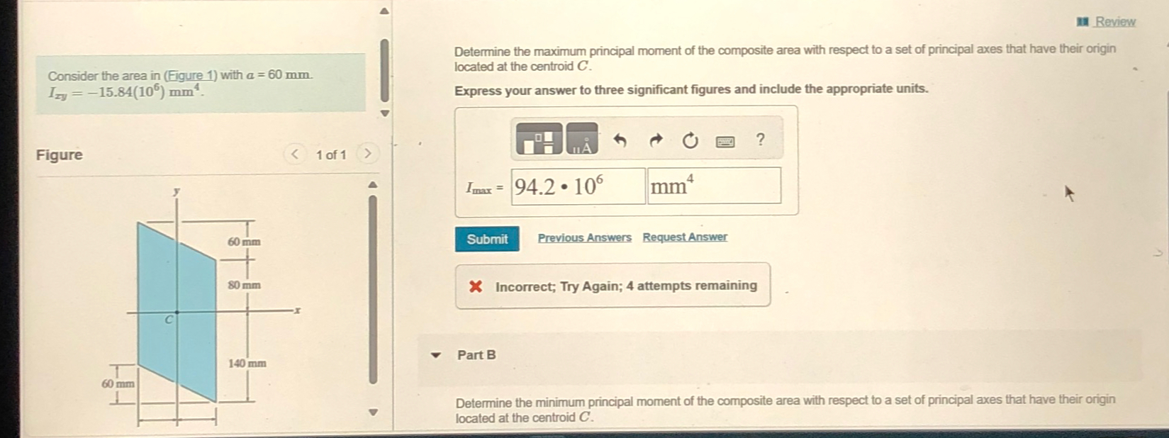 Consider the area in ( Figure 1 ) with a = 6 0 m