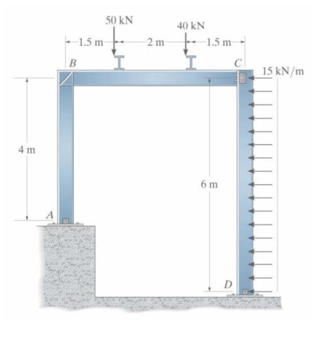 Draw the internal forces diagrams for the