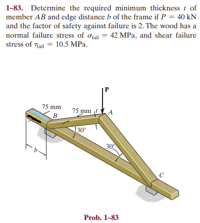 1 - 8 3 . Determine the required minimum