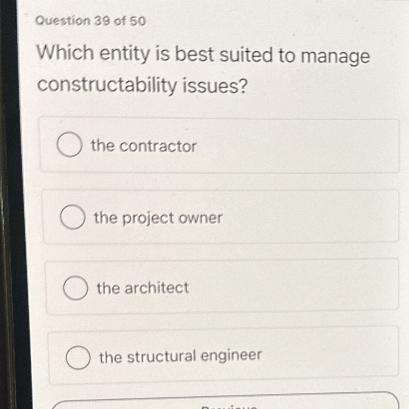 Question 3 9 of 5 0 Which entity is best suited