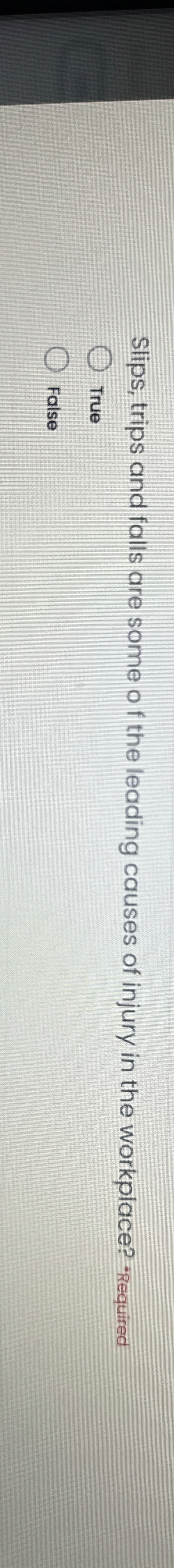 Slips, trips and falls are some of the leading