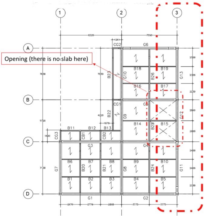 Problem: A continuous girder system as shown in