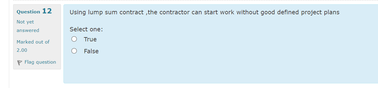 Using lump sum contract , the contractor can