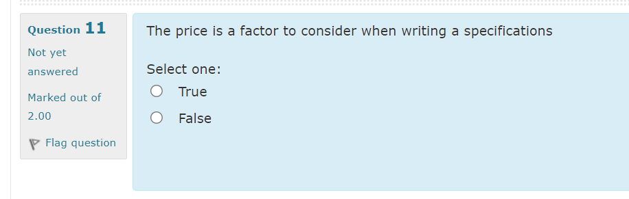 The price is a factor to consider when writing a