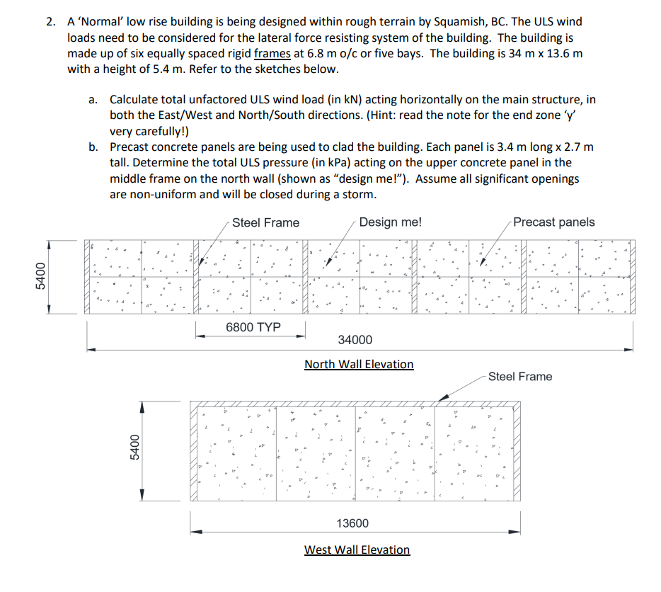 2 . A Normal low rise building is being designed
