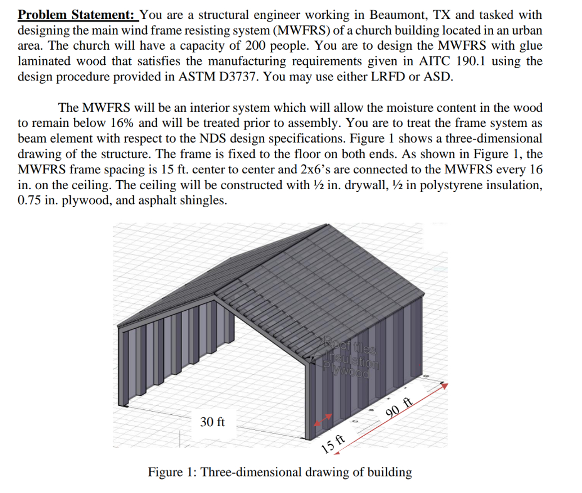 Problem Statement: You are a structural engineer