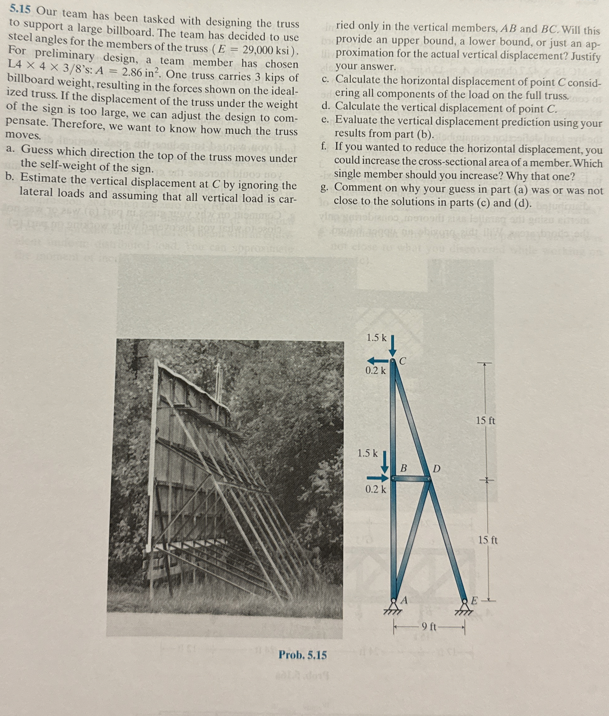 5 . 1 5 Our team has been tasked with designing