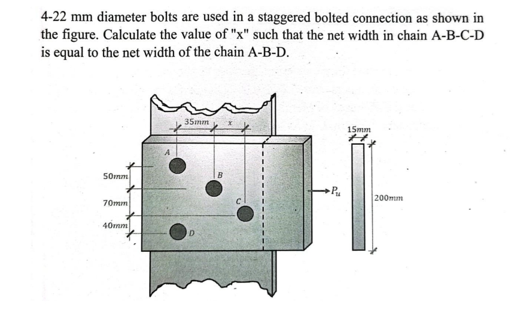 4 - 2 2 m m diameter bolts are used in a