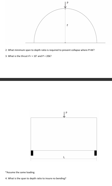 What minimum span to depth ratio is required to