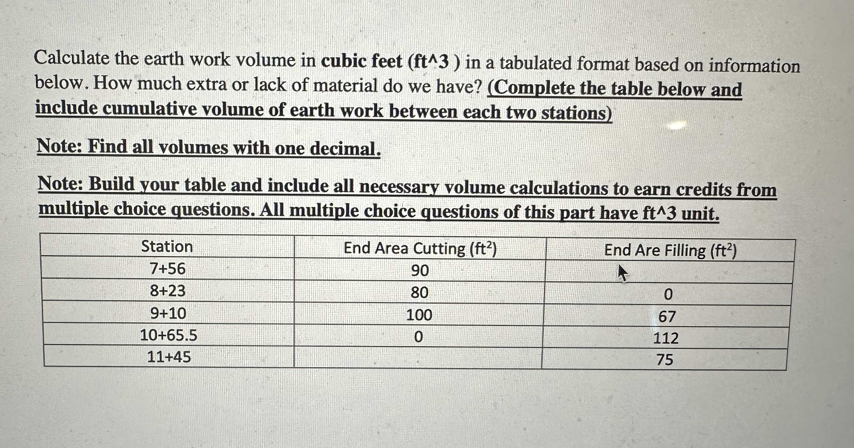 2 6 / What is the volume of expanstion of filling